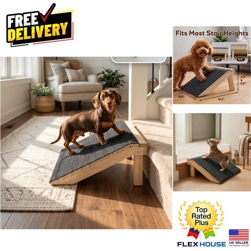 Adjustable height dog ramp - adjustable, for