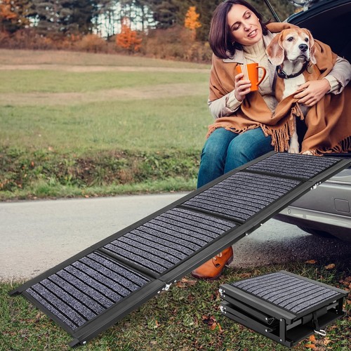 Folding dog ramp for cars - dog,